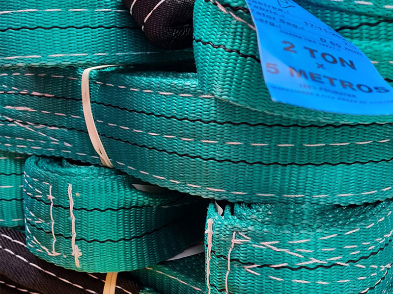 Cinta Sling Dupla Verde 60 mm FS 7:1